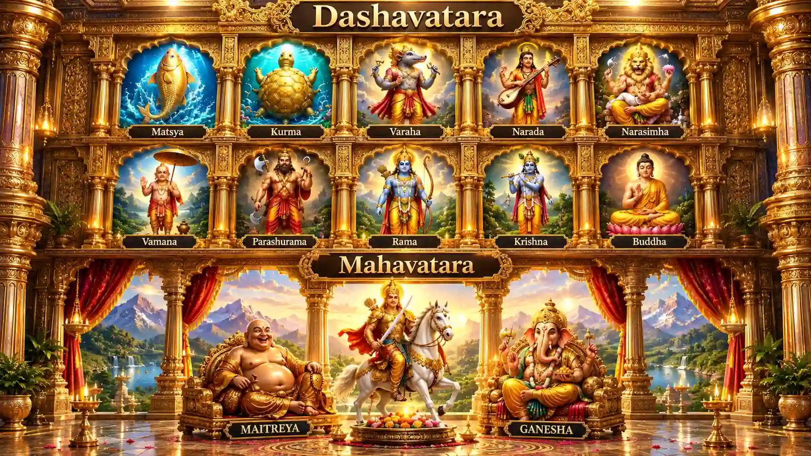 Dashavatar and Mahavatar