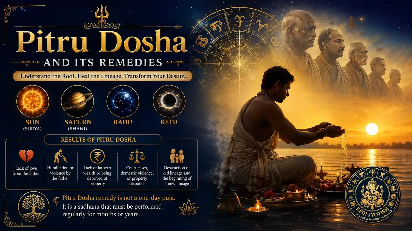 Pitru Dosha and Its Remedies